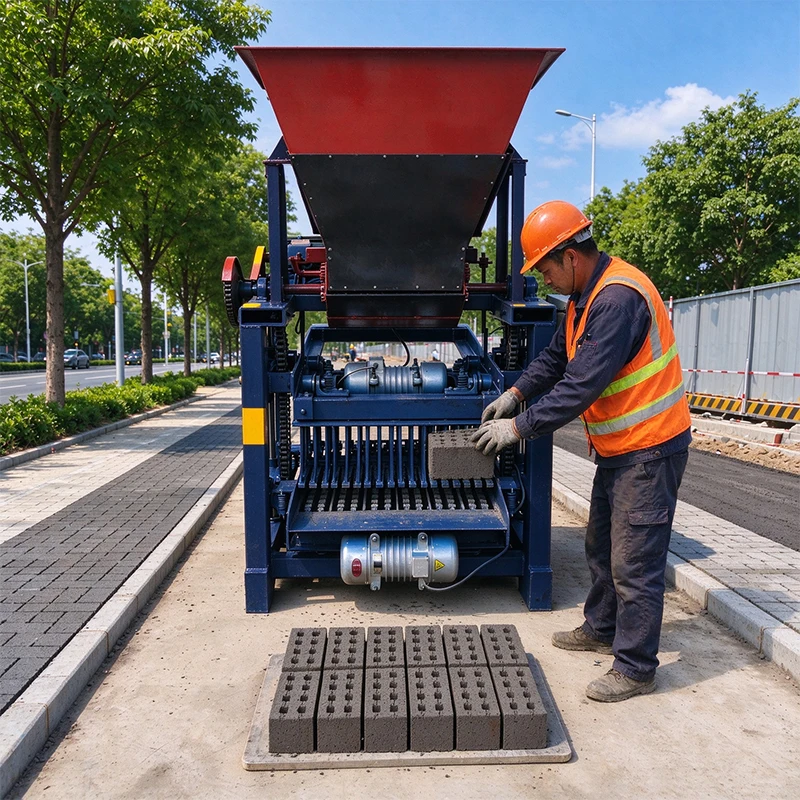Hydraulic Brick Making Machine for Concrete Block Production in Residential, Commercial and Infrastructure Developments
