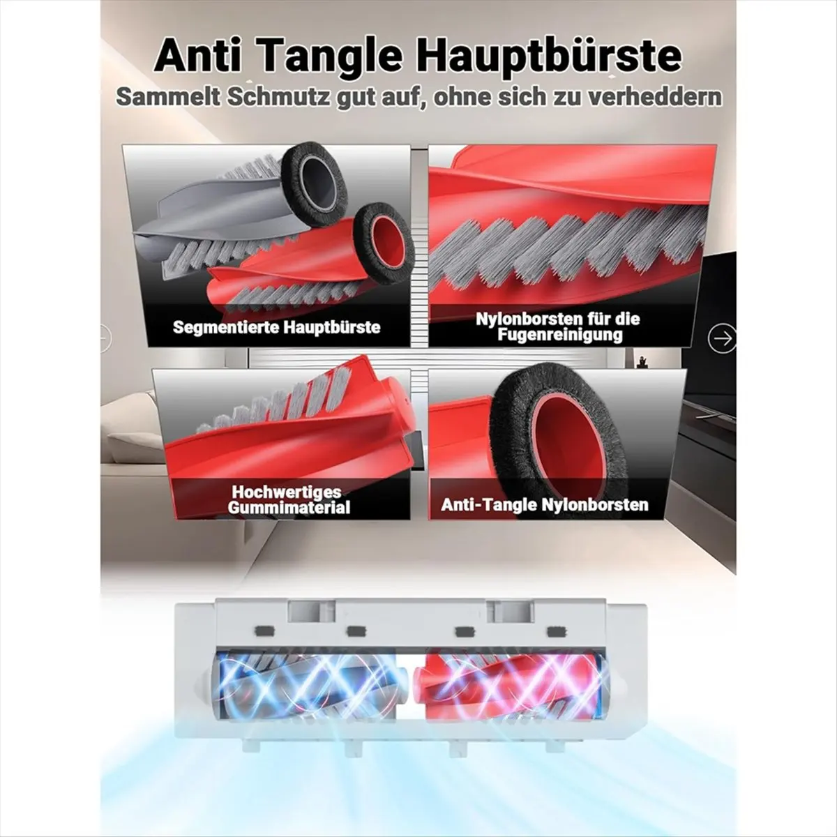 

Комплект аксессуаров AT52 для робота-пылесоса Roborock Saros 10R: основная щетка, мешки для пыли, салфетки, фильтры, боковые щетки