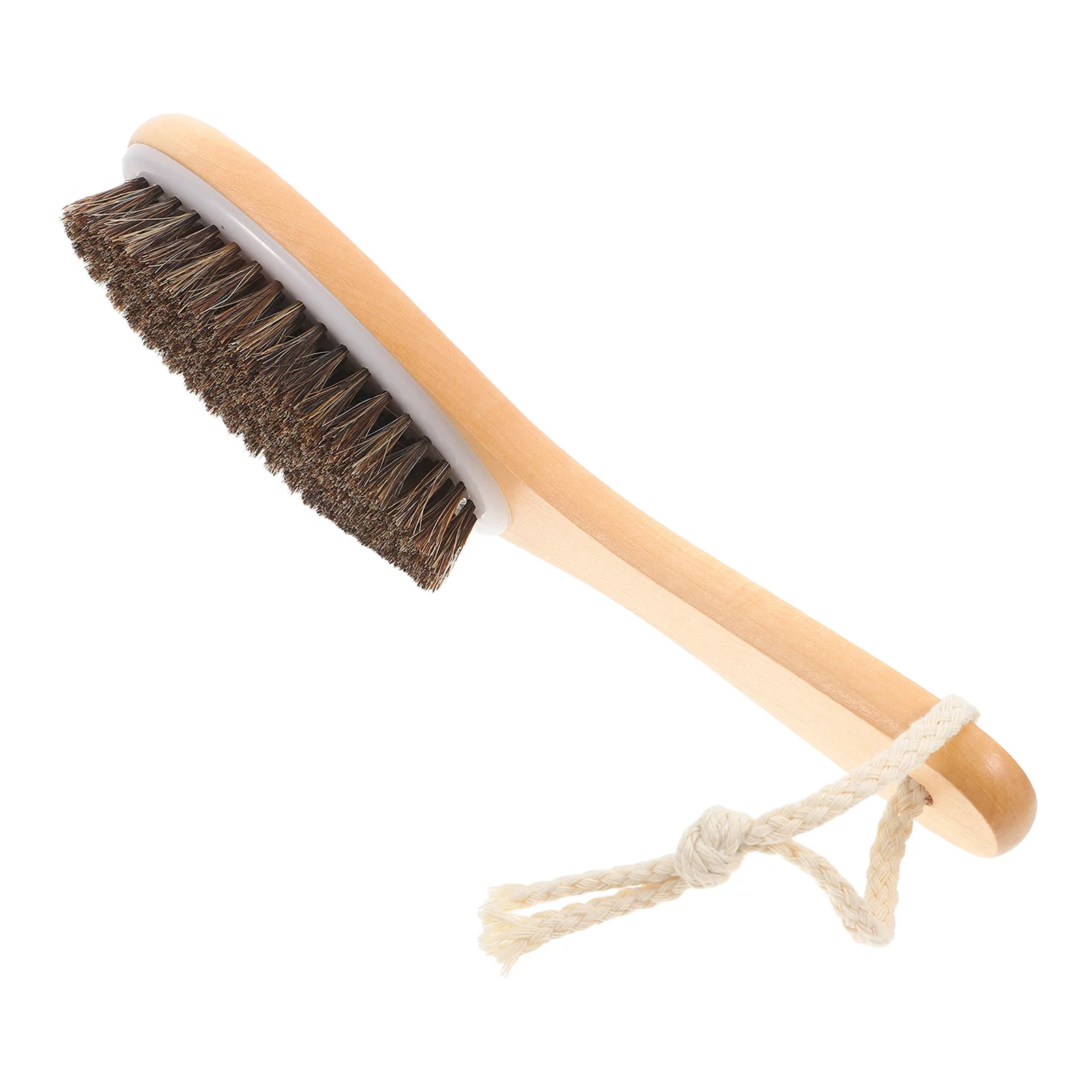 

Horse Body Brush Soft Bristles Effective Cleaning Ergonomic Handle Lightweight Portable Grooming Comb Daily Use