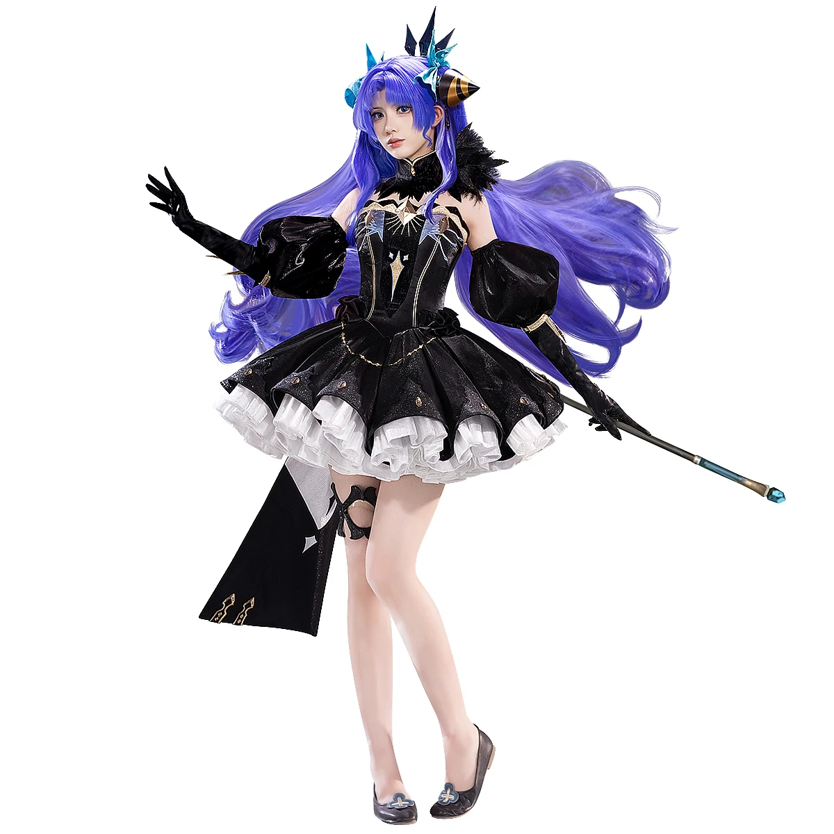 Irelia H مصير/الطلب الكبير Ere أزياء تنكرية FGO Ereshkigal المرحلة 2 فستان أزياء الهالوين للسيدات