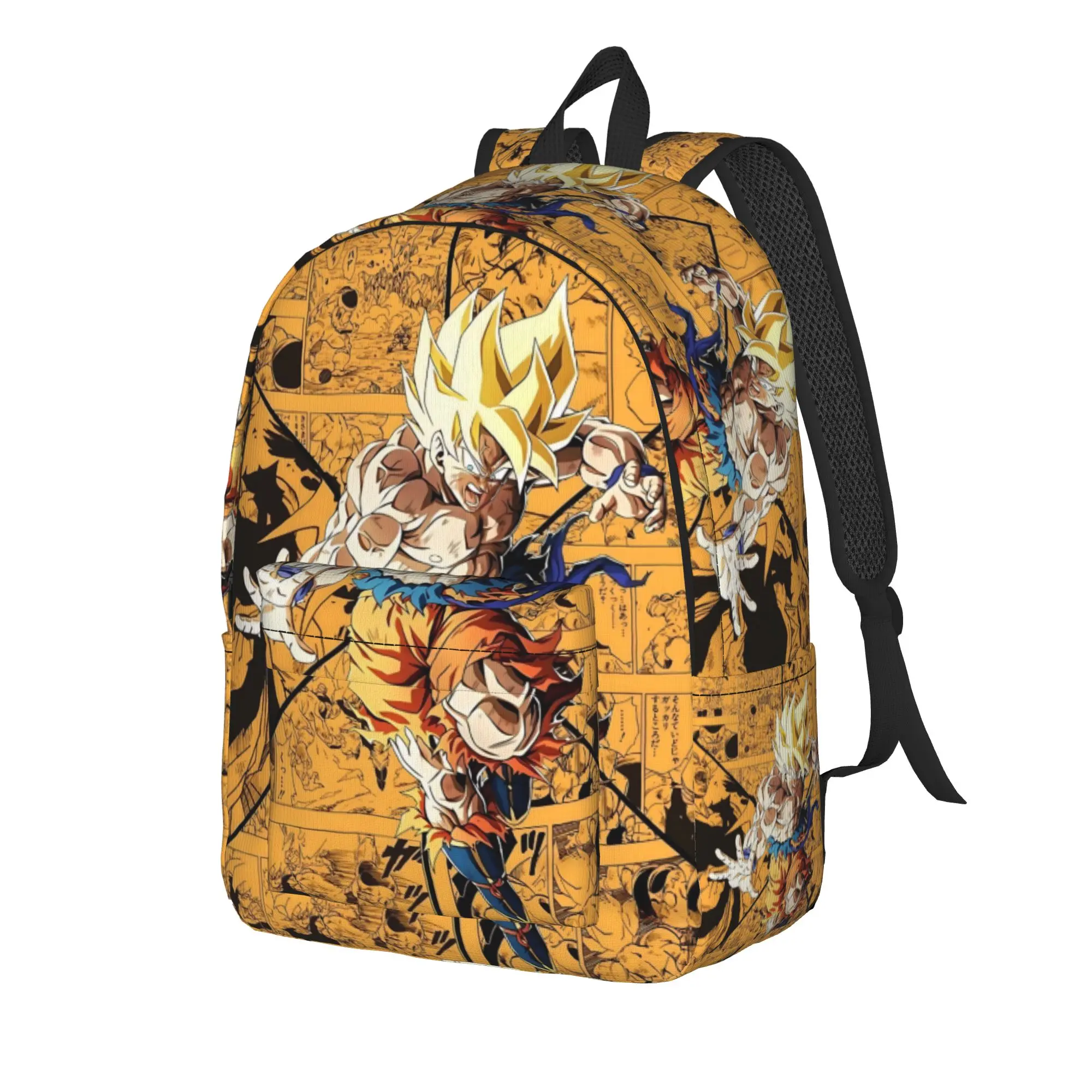 Fashion Dragon Ball Goku Backpack funko Mochilas Cool Office Work Zipper Closure Rucksack - view 2