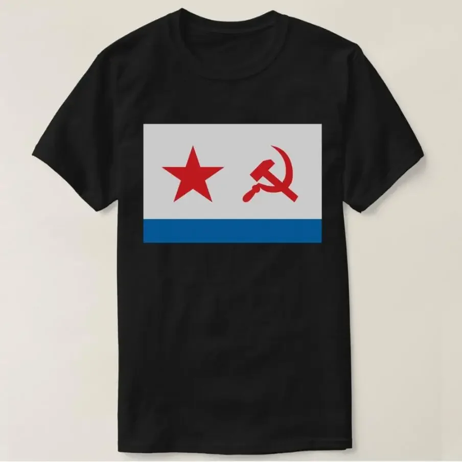 USSR Russia Naval Jack Men T-Shirt Short Sleeve Casual Cotton O-Neck Summer T Shirts
