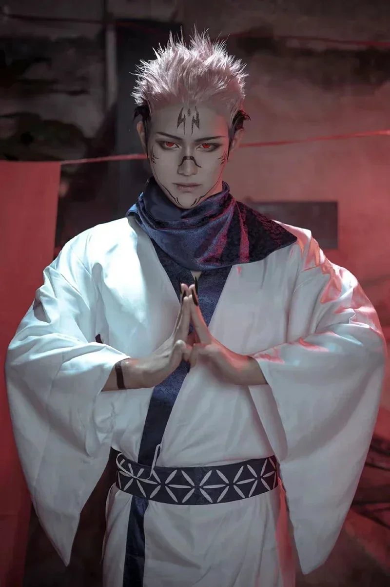 2025 Halloween Anime Jujutsu Kaisen Cosplay Kostuum Iori Utahime Ryomen Sukuna peluca Japón Kimono Hanfu vestido conjunto Halloween
