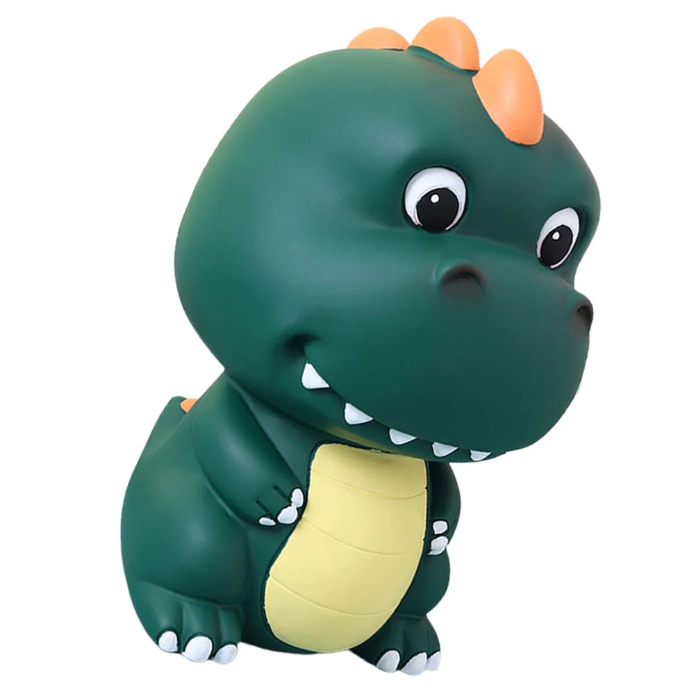 

Dinosaur Vinyl Piggy Bank for Kids Coin Holder Adornment Lovely Money Pot Child