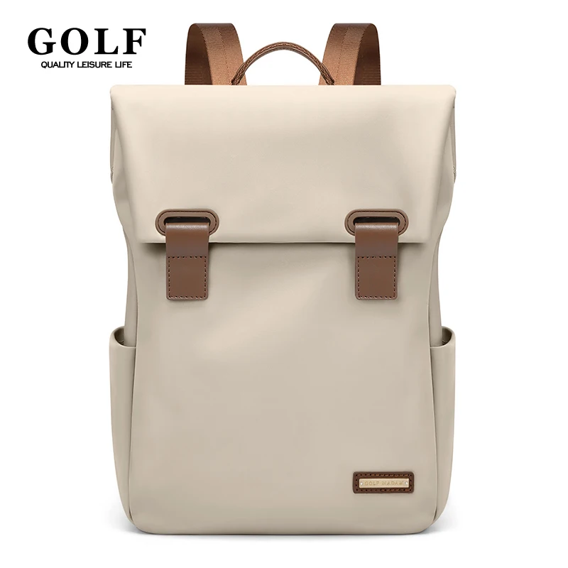 GOLF Small Backpack Cute Women's Backpacks Pink Aesthetic Youth Mini Back Pack Nylon Square Female Bag Male fashion bags 2024