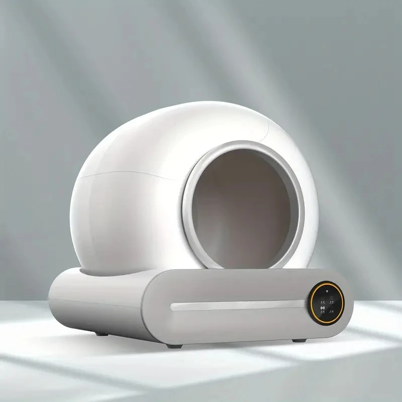 

Automatic Self-Cleaning Cat Toilet Sandbox Smart Plastic Litter Box For Pet Cleaning And Cat Sand App-Controlled