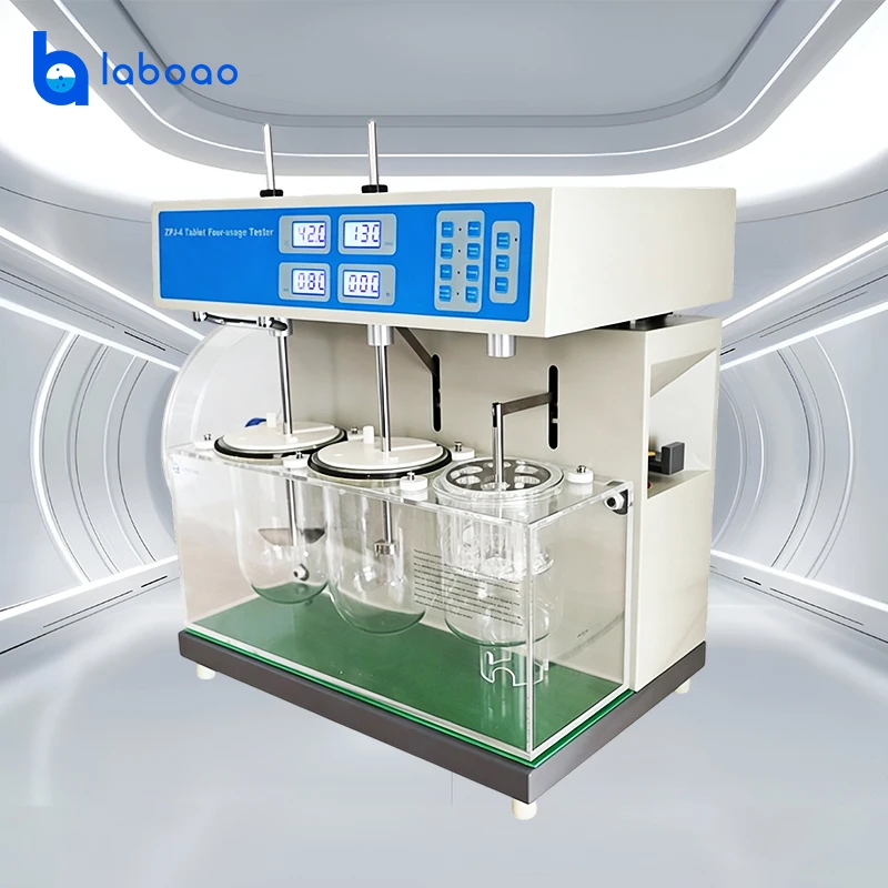 LABOAO Hot Sale 4 In One Multi Purpose Tester Dissolution Disintegration Friability Hardness Integrated Testing Instrument