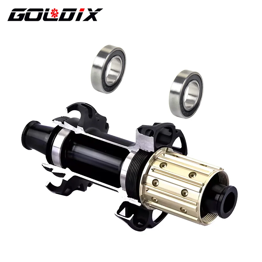 GOLDIX TPI S&S NBK 6802/6902 Bicycle Hub Bearing Sealing and Waterproofing Is Suitable for SWISS 370 350 240 180