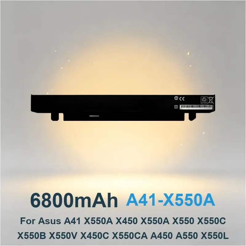 

A41-X550A Laptop Battery For Asus A41 X550A X450 X550A X550 X550C X550B X550V X450C X550CA A450 A550 X550L 6800mAh