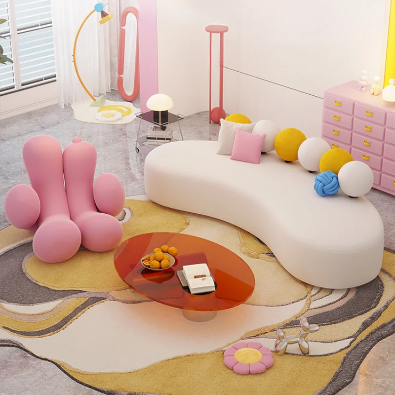 

Уютные необычные диваны для гостиной для девочек, современный скандинавский дизайнерский одноместный двухместный диван, ленивая гостиная, Woonkamer Banken, мебель для квартиры