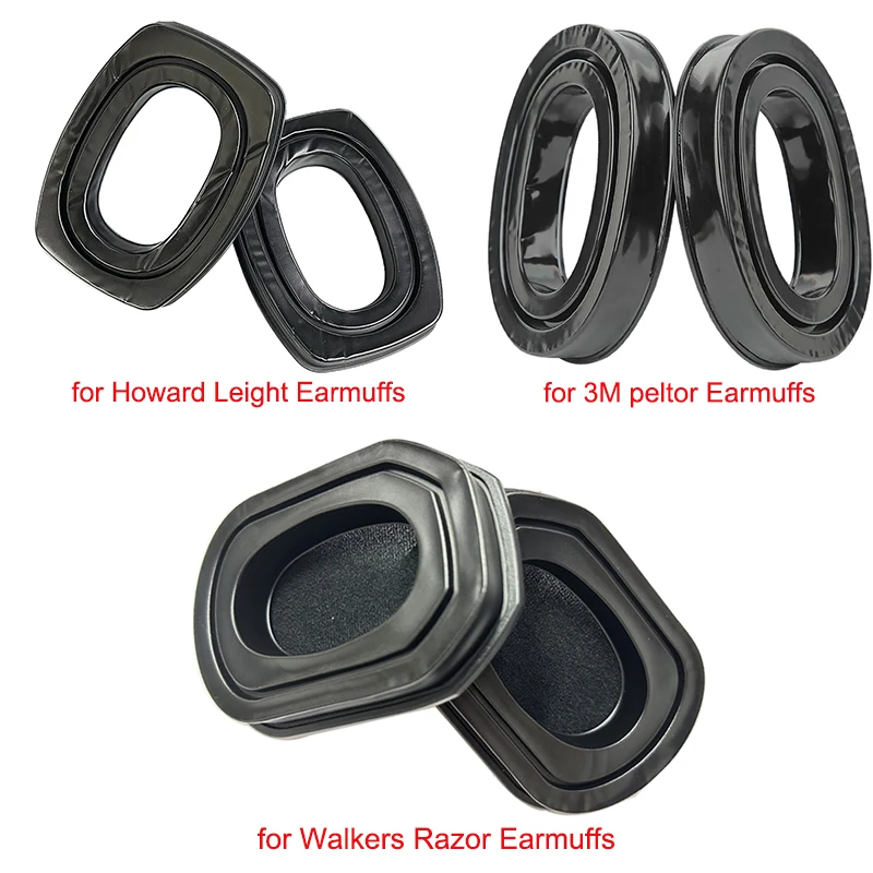 Replacement Ear Pads for Walkers Razor/Howard Leight/3M Peltor Hearing Protection Headset Cushions Earcups Replacement Ear Pad