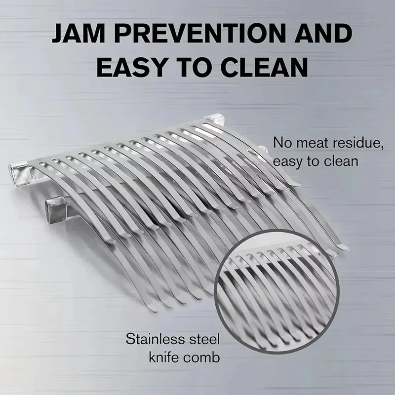 Commercial Meat Tenderizer Stainless Steel Meat Tenderizer Machine Kitchen Tool for Beef Turkey Chicken Pork Steak Fish