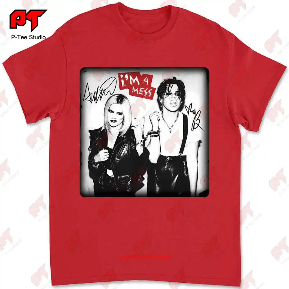 Avril Lavigne Yungblud I‘M A Mess T-shirt Q6N3 image 4