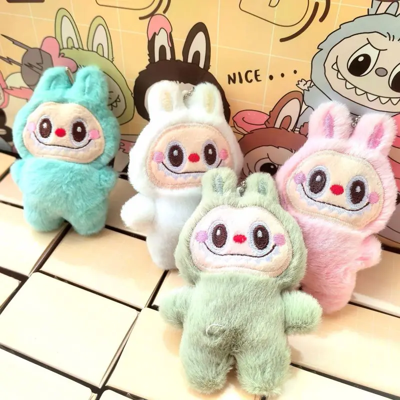 30pcs A Box New Labubu Plush Doll Keychain Blind Box Pendant Backpack Blind Box Small Keychain Chain Pendant Xmas Gift