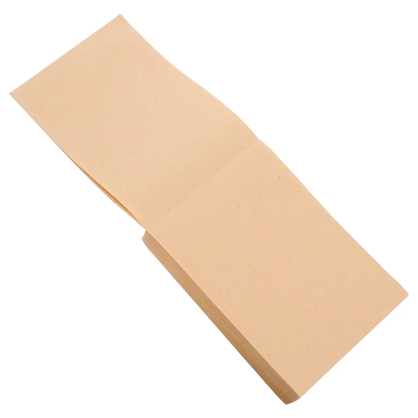Notepad Blank Scratch Pads Small Rice Paper Funny Office Supplies Desk Decor Brown