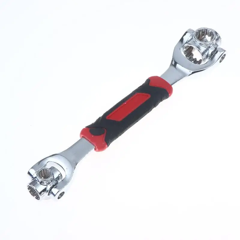 With 360 Degree Rotation 52/48 In 1 Hand Spline Bolts Sleeve Works Multi-Tool Set Universal Ratchet Socket Multipurpose Wrench