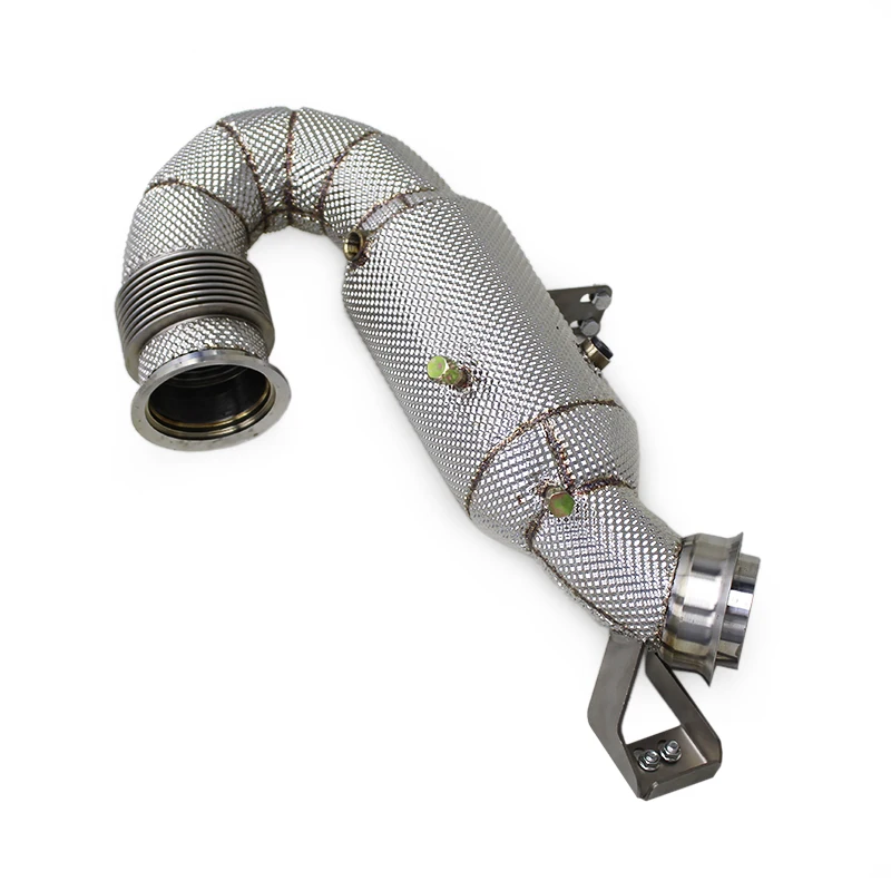 

OEM Heat Shield Downpipe for Mercedes-Benz GT53/GLE53/E53 AMG 3.0T 2020-2024 Stainless Steel High Flow Exhaust System