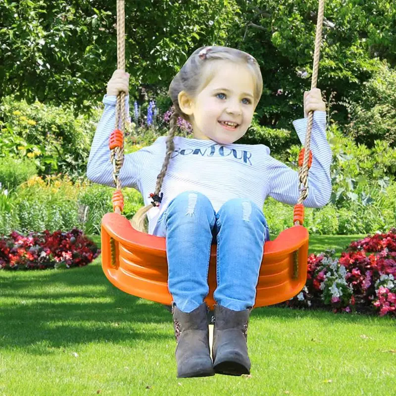 264lb Childrens Swing Seat With Set Accessories Outdoor Playground Garden Play Game U-shaped Swing Hanging Chair For Kids