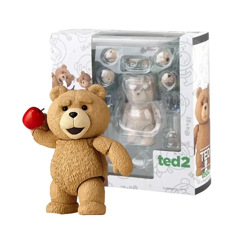 Anime Ted 2 Figure Bjd Ted Teddy Bear Action Figure Amazing Yamaguchi Revoltech No.006 Teddy Brick Figure Movie Model Doll Toys