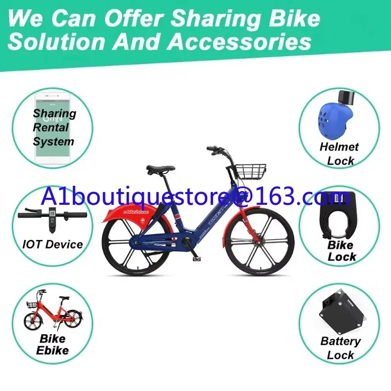 4G Electronic Bicycle Shared Horseshoe Global Positioning System