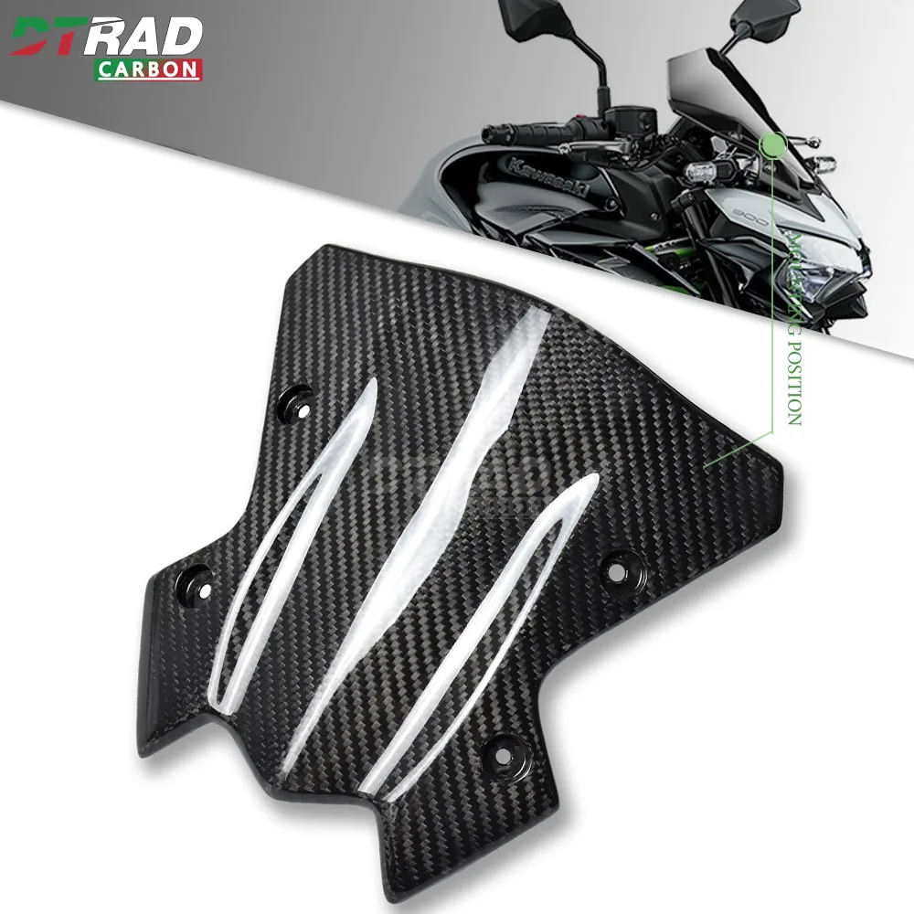 Carbon fiber windscreen Fairing Kit For KAWASAKI Z900 2020-2022 2021 Z 900 Accessories Motorcycle windbreaks Panel Moto Parts