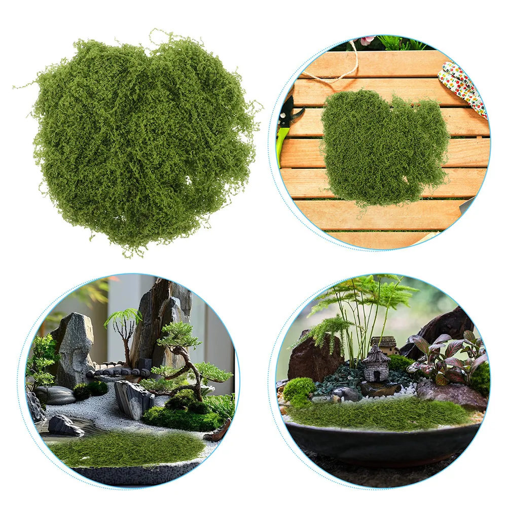 1 set Artificial Moss Lawn Grass Mat Garden Outdoor Indoor Halloween Christmas New Year Artificial Grass Moss Imitation
