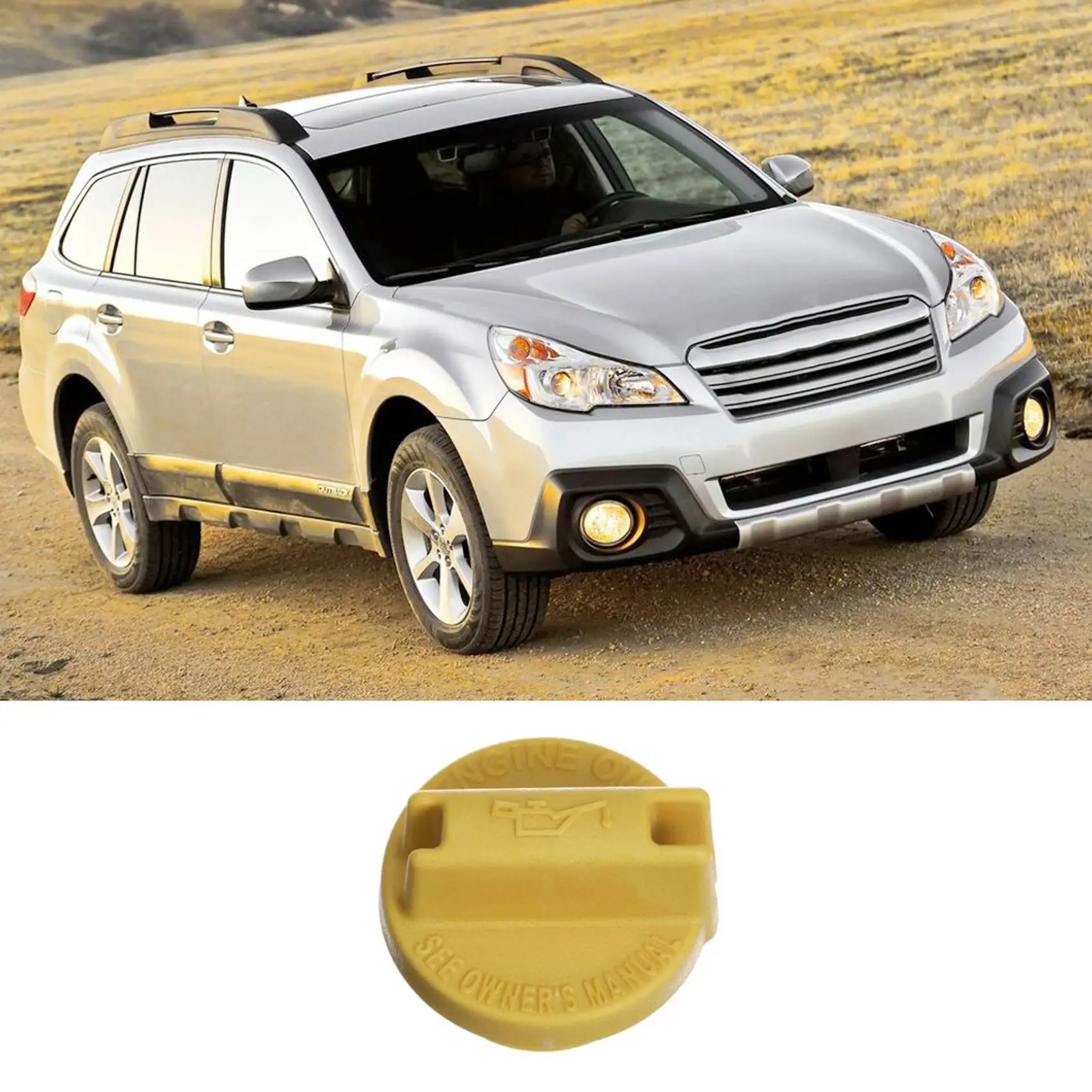 Tampa de enchimento de óleo estável 15255AA161 para Subaru WRX Impreza Forester Outback Legacy