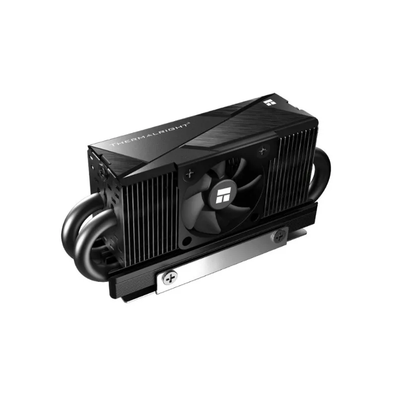 Thermalright HR-10 2280 Pro Black M.2 Solid State Drive AGHP Heat Pipe Heat Sink Radiator M.2 SSD Cooler Gasket with Thermal Pad