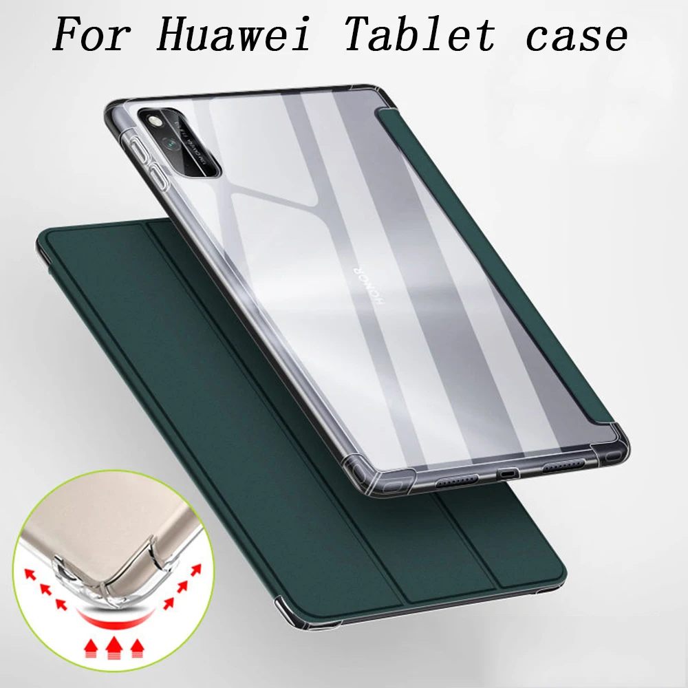 

For HuaWei MatePad 10.4 MatePad Pro 10.8 Tablet case for Honor V6 Transparent soft bottom For huawei Mediapad M6 10.8 8.4 inch