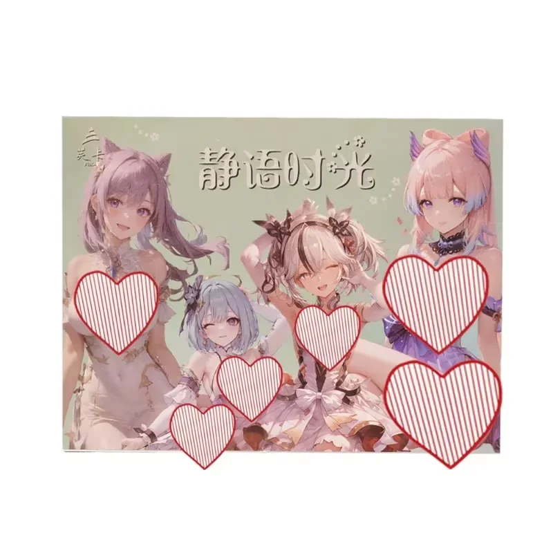 Genshin Impact Collectible Trading Cards Beautiful Anime Girl Character Hobby Card Set Collection Gift For Otaku Anime Fans