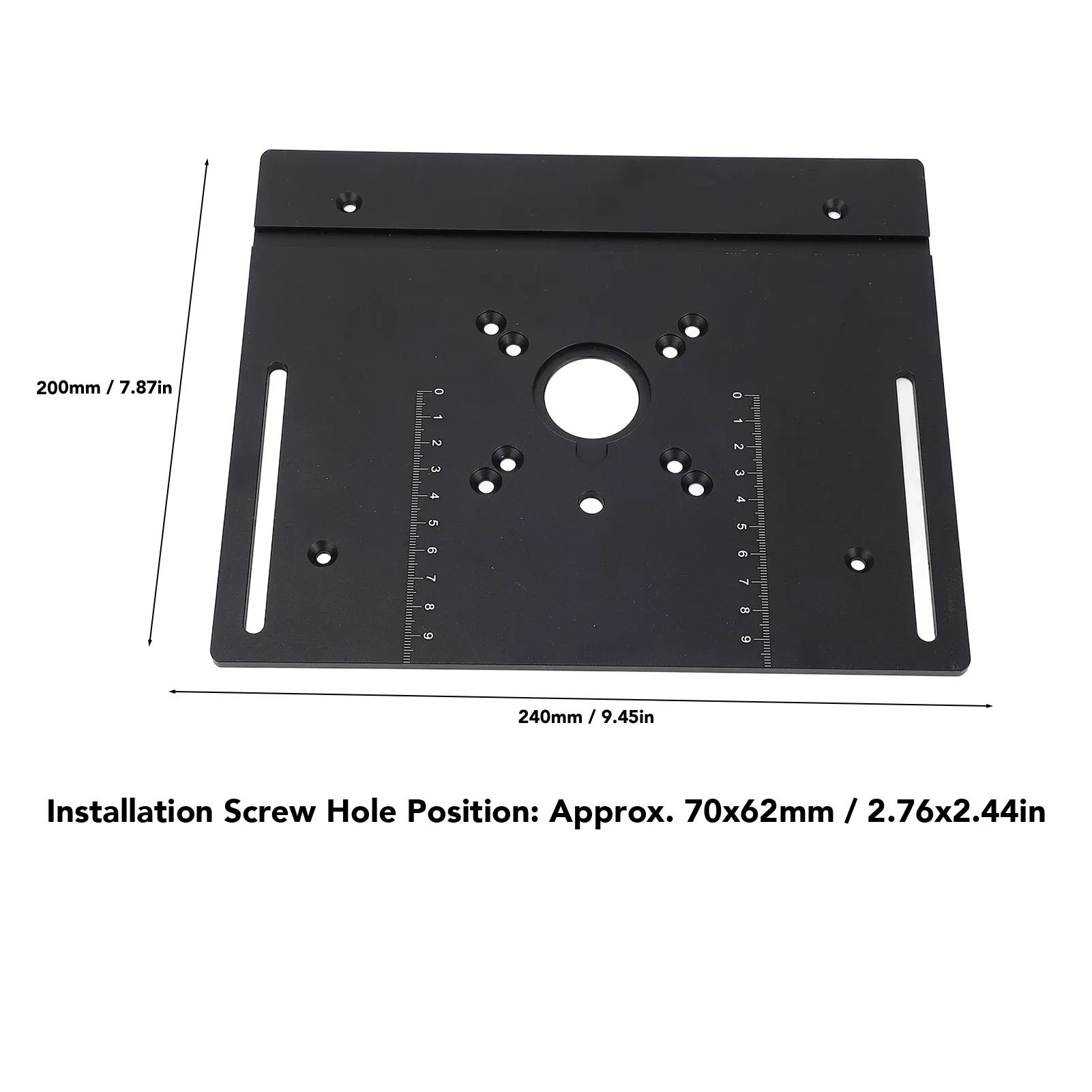 Подъемная база фрезерного станка, основание стола фрезерного станка, ход 51 мм, подъемная система подъема стола фрезерного станка для диаметров двигателя от 64 до 66 мм