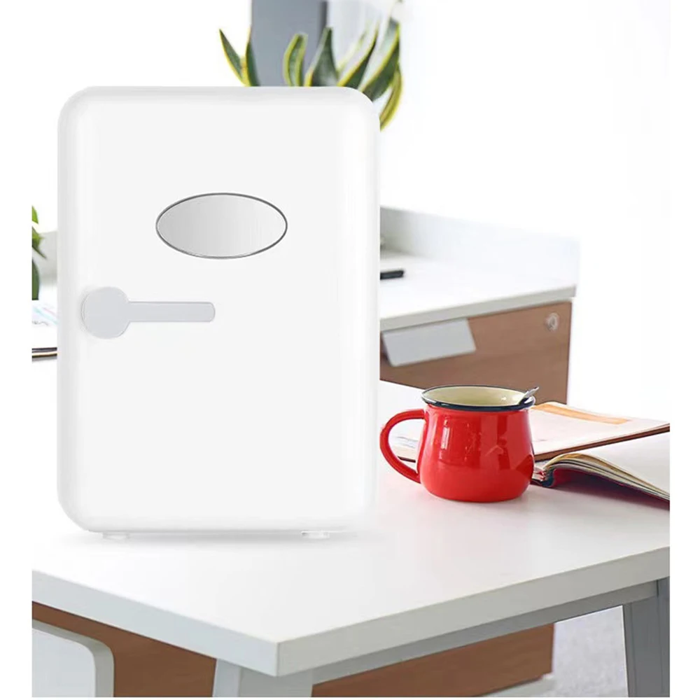 110V 220V 4L Mini Fridge Portable Refrigerator Warmer Cooler Beverage Drink Cans Samll Freezer for Home Kitchen view 5
