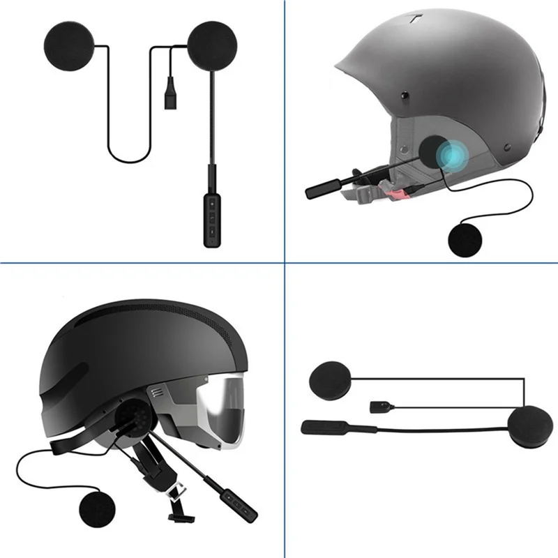 Motorcycle Bluetooth CSR Helmet Headset Hands-Free Call MH01 Helmet Microphone