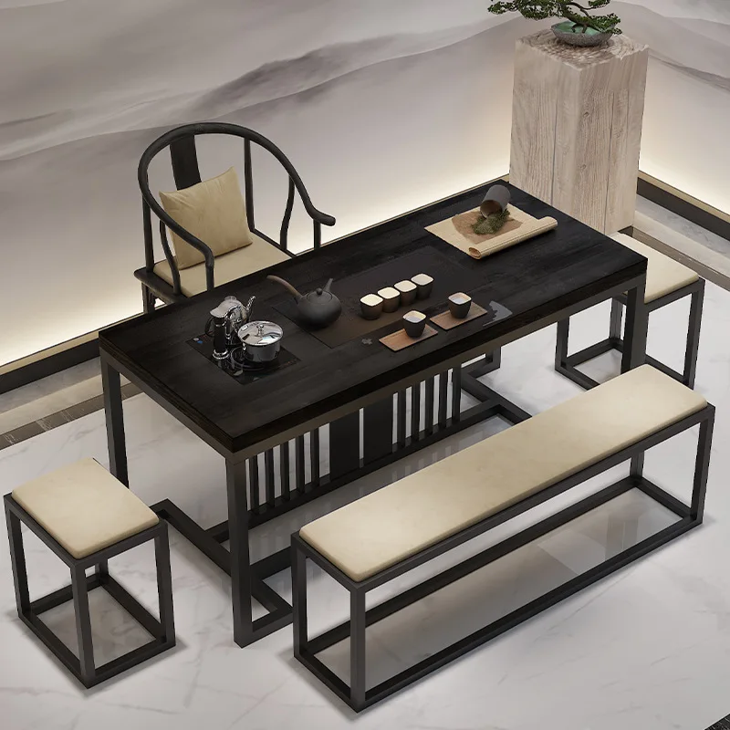 New Chinese tea table and chair combination