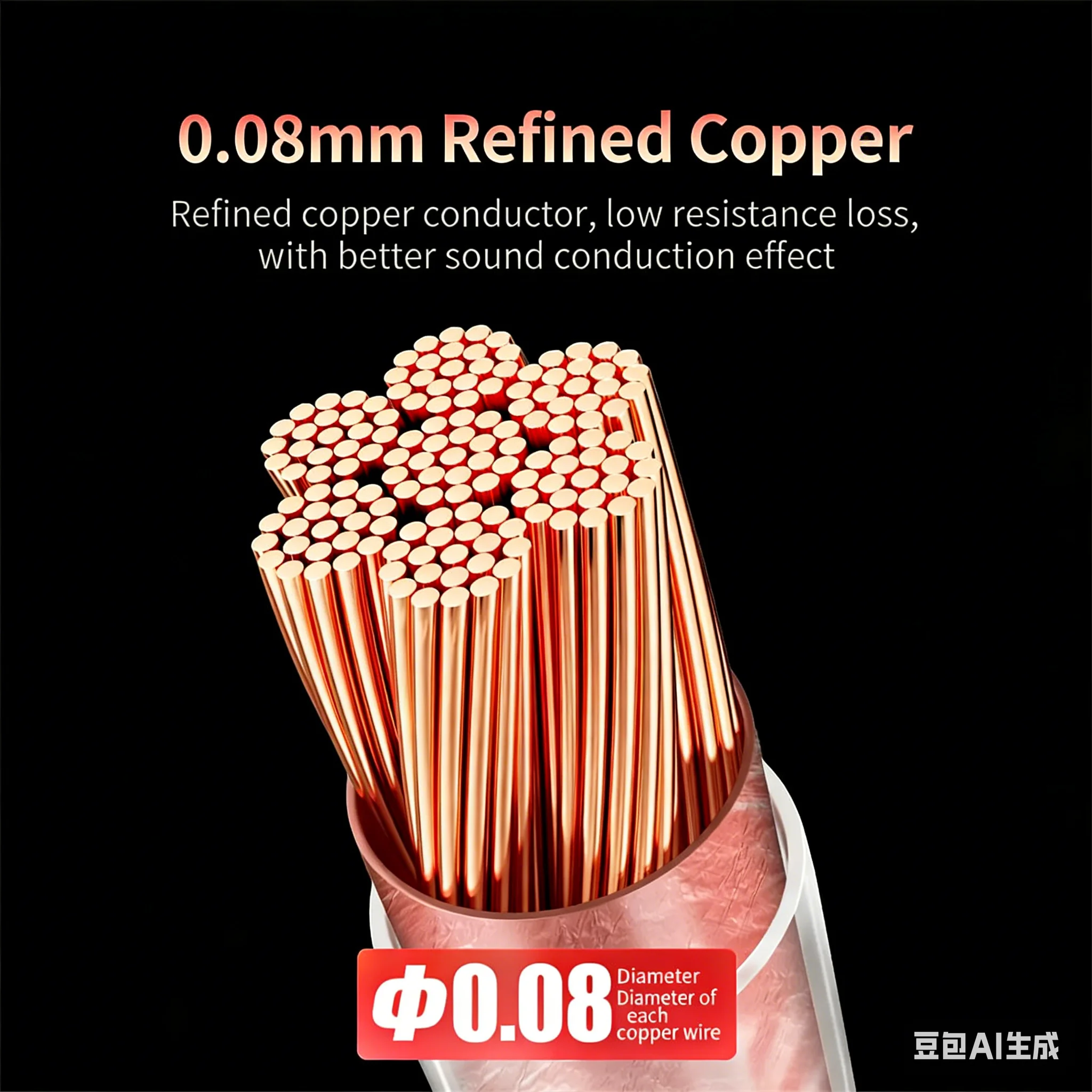 ZAPX HiFi Speaker Wire Audio Wire Shielded Pure Copper Audio Cable for Car Amplifier, Home Theater Audio Cords Cable