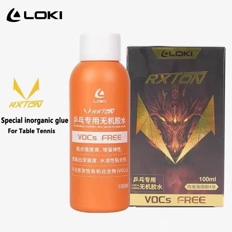 Original LOKI Waterbased Glue 100ml Water Glue for Table Tennis Racket Ping Pong Accessories ITTF Approved NO-V.O.C