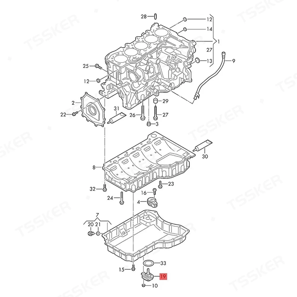 06E 907660   07Z 907660 94860615000   Motorolie Niveau Afzender Sensor voor VW BeeTLE CC Jetta Passat AUDI A3 A4 A6 Q7 RS4 S5 S6 S8