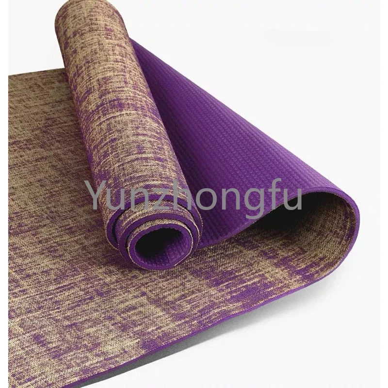 Natural Eco Friendly and Environmental Protection Competitive Price Jute Hemp Yoga Mat