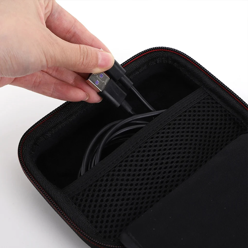 1Pc EVA Protective Storage Bag for Anbernic RG Cube Anti-Drop Travel Case Portable Carrying Case withPocket Hand Strap Zipper