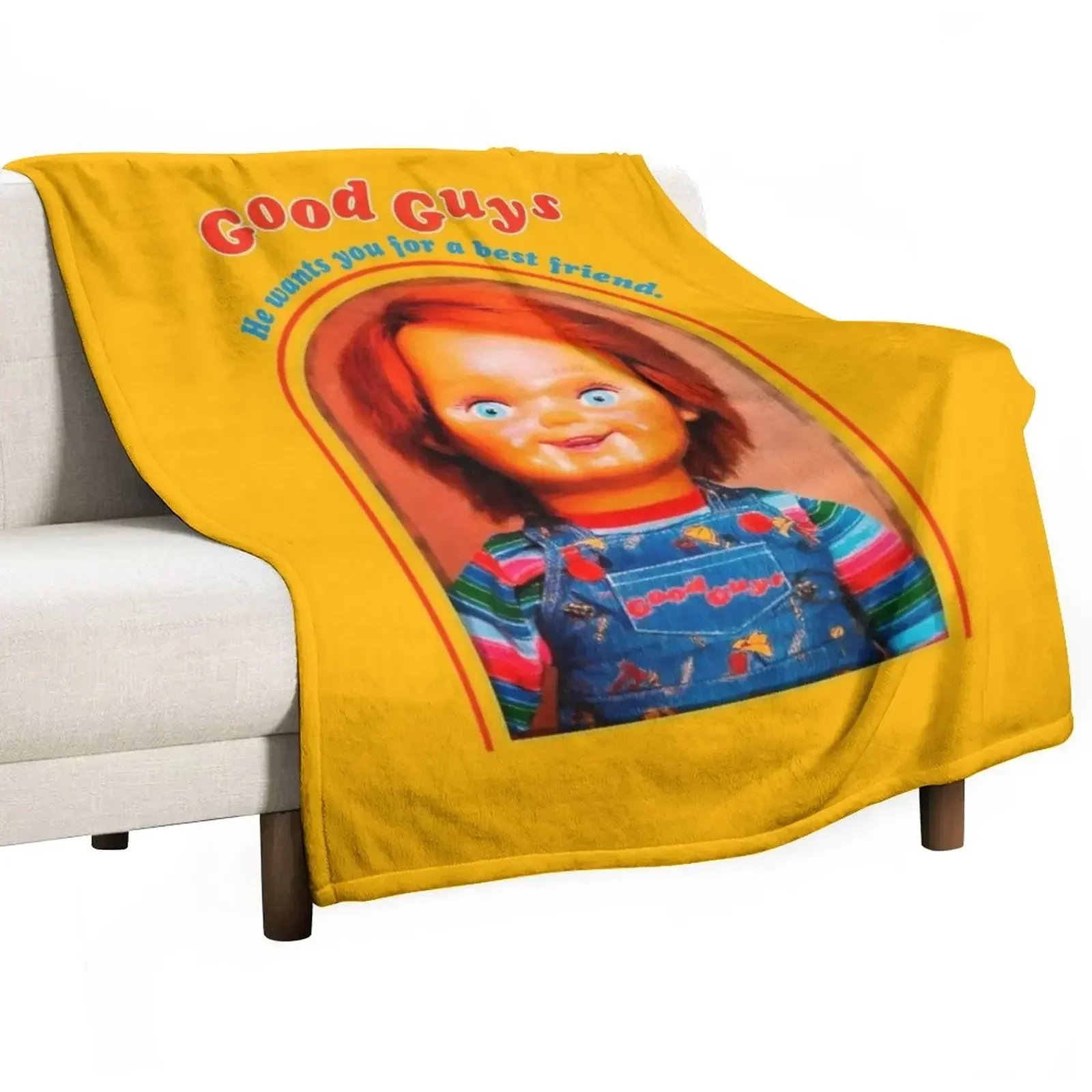 

Chucky Retro Movies Throw Blanket Designers christmas gifts Baby Bed Fashionable Blankets