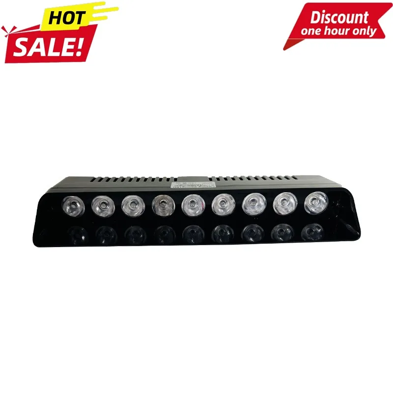 트럭 부품 9LED 고광량 전면 스트로브 라이트 흡착컵 간편 설치 경고등