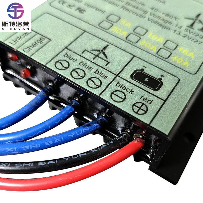 1000W MPPT Wind Turbine Generator Booster Charge Controller 12V 24V 48V Compatible Wind Generator