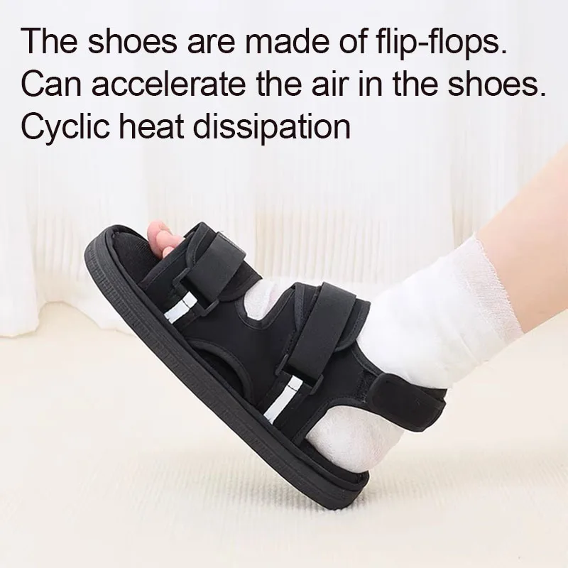 1 قطعة كسر الجبس تنفس وأحذية إصابة القدم دعم العظام هدفين تنوعا للمشي آخر Op حذاء #3