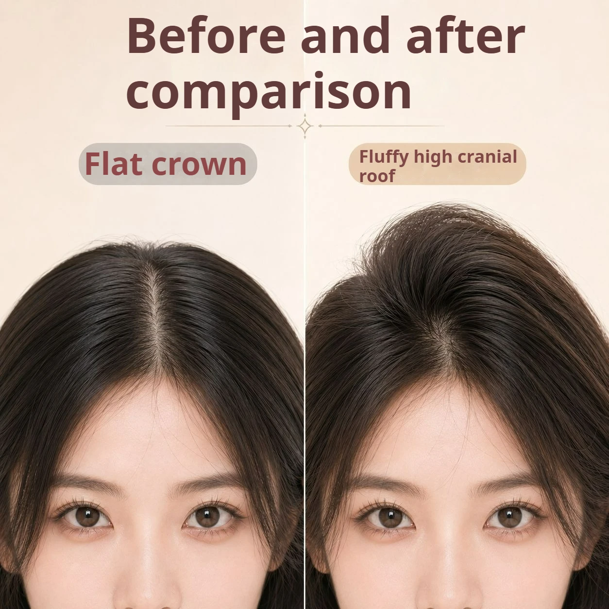Cute Cat Ear Hair Root Volumizer Heating Comb – Portable High Cranial Roof Styling Tool, Compact Body, Easy to Carry