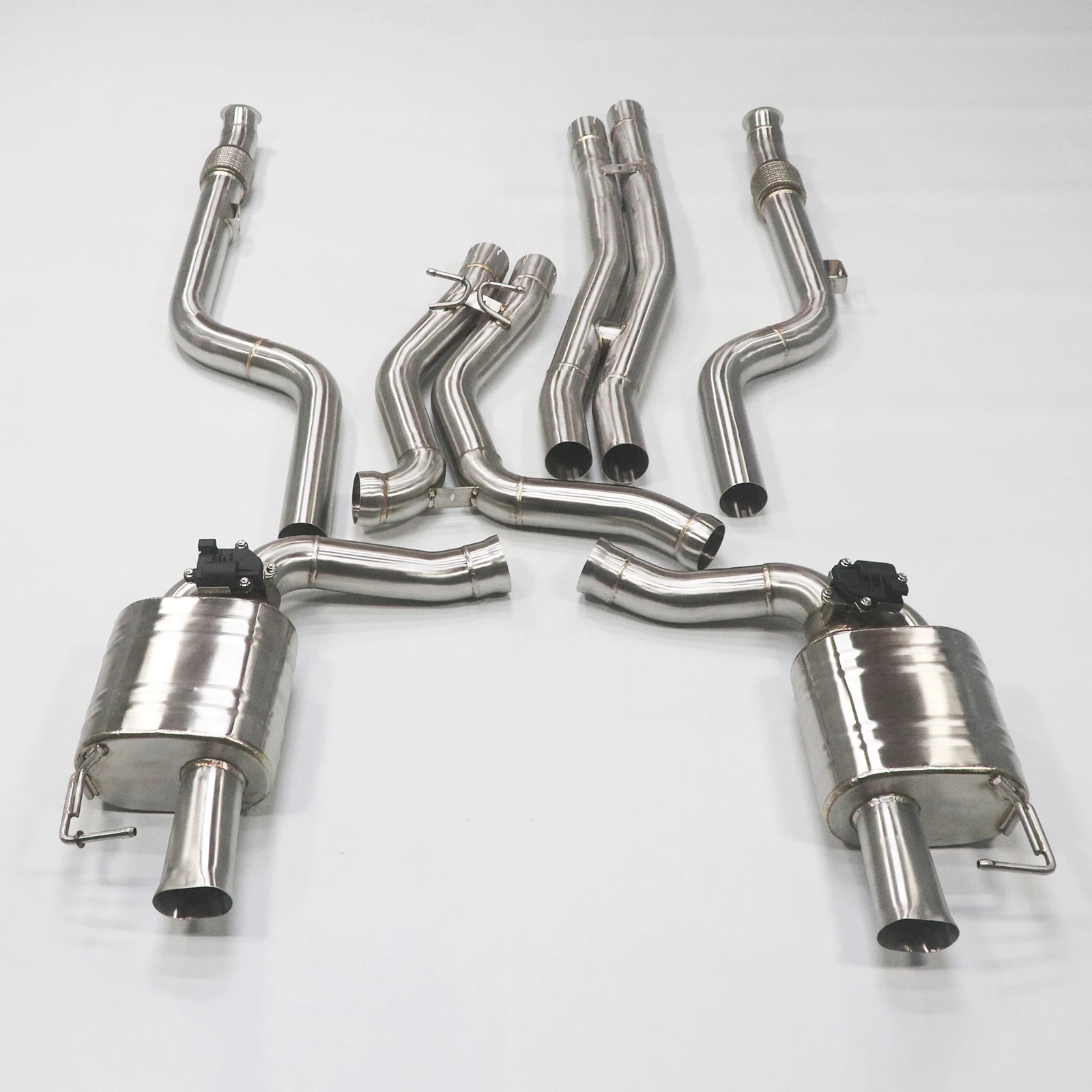 Modification 5-year Warranty for Straight Pipe Exhaust Downpipe for Benz C43 W205 2016-2018 3.0t Catback Pipe T304