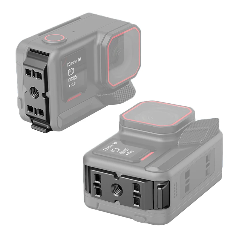 バッテリー充電インターフェースサイドカバー Insta360 Ace Pro 2 アルミ合金クイックリリースアダプターカメラサイドカバー交換