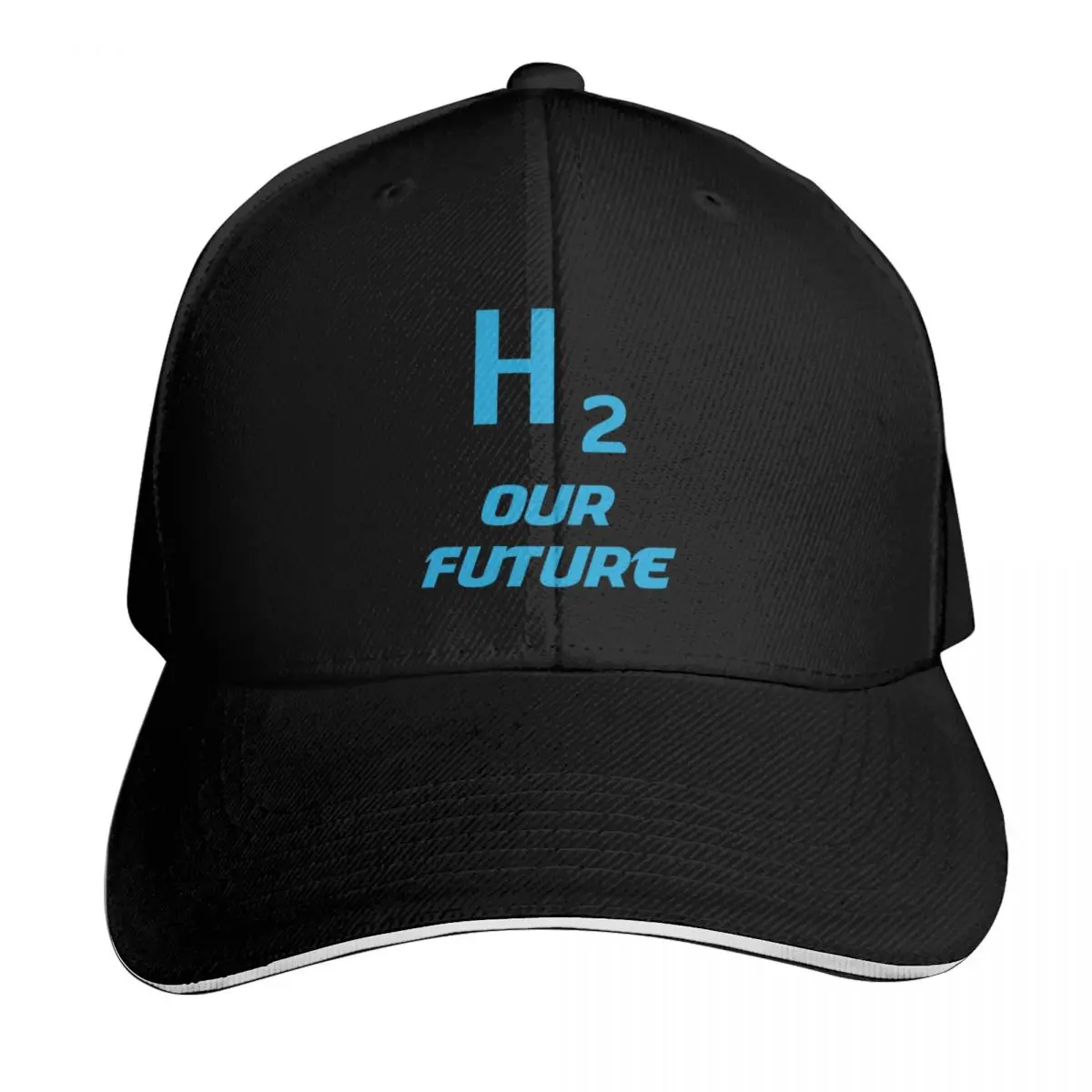H2 Our Future - Hydrogen Our Future - H2 Hydrogen Symbol Baseball Cap Men Women Casual Summer Sport Sun Cap