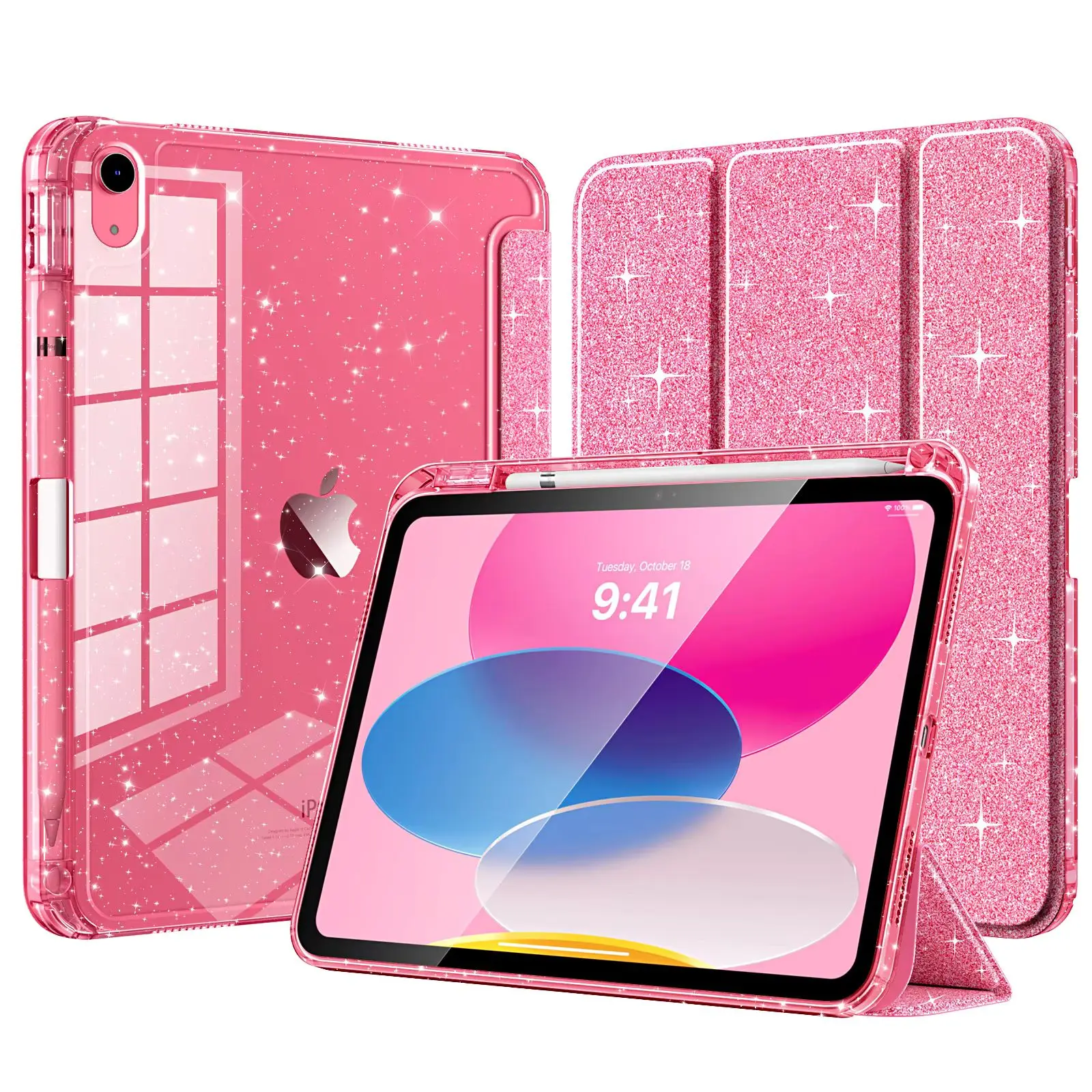 Glittering Sparkly Case for New IPad A16 Air 8 11 13 