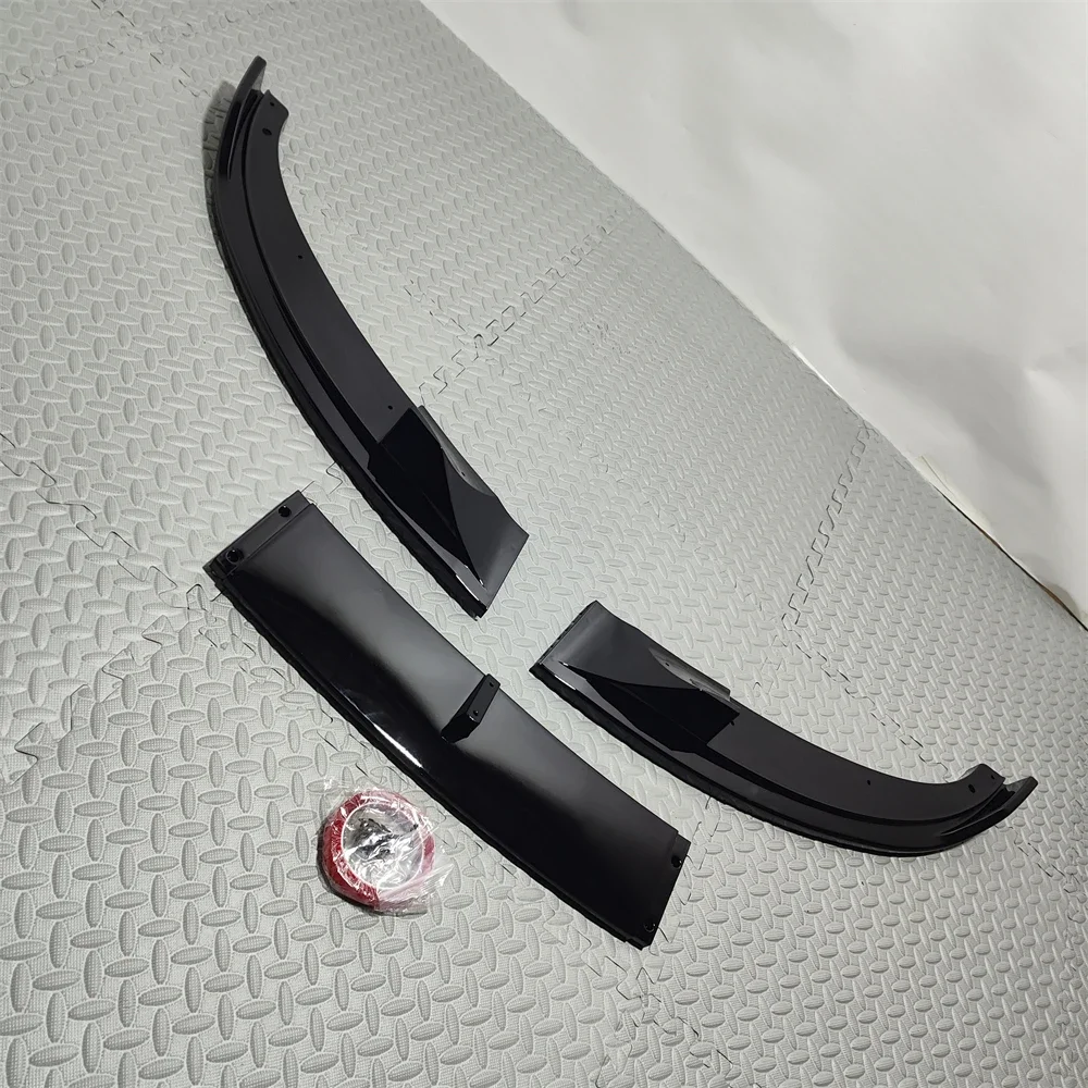 Zderzak przedni Splitter Lip do BMW serii 5 E60 E61 M5 2005 2006 2007 2008 2009 2010 Gloos Black Diffuser Spoiler Guard Body Kits