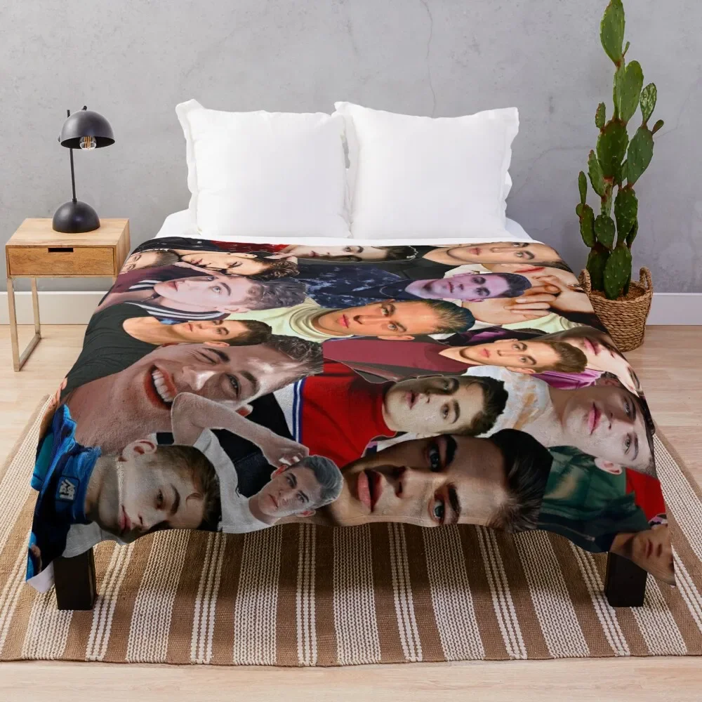 

Hero Fiennes Tiffin Photo Collage Throw Blanket Blankets For Bed Moving Blankets